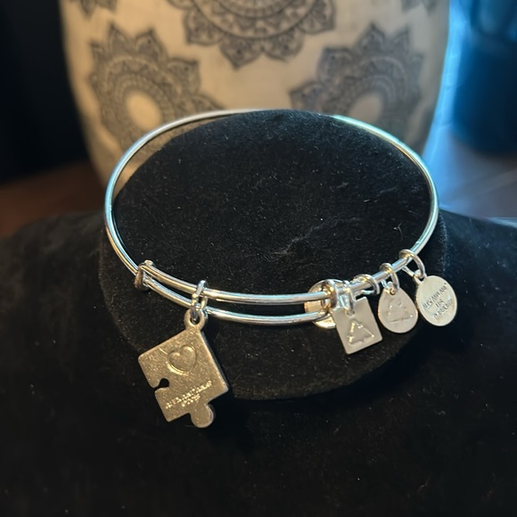 Alex and Ani you complete me puzzle piece bracelet - Picture 2 of 2